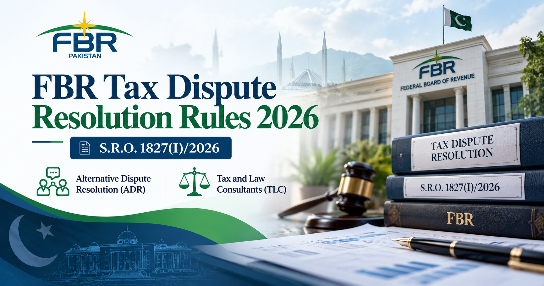 FBR Tax Dispute Resolution Rules 2026 SRO 1827 Pakistan